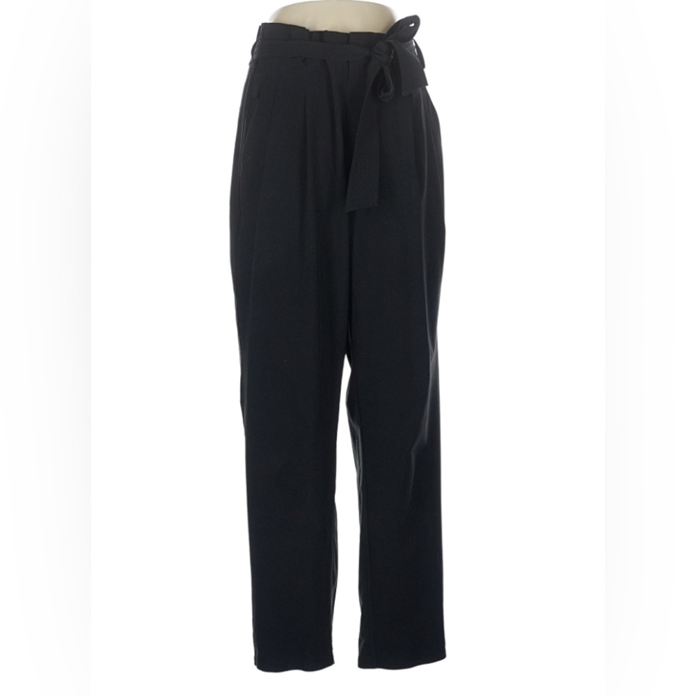 Athleta Black Pants with Attached Tie - Size 2